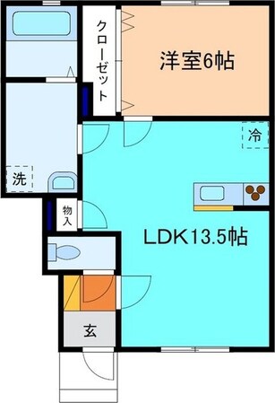 ハニエルⅢの物件間取画像